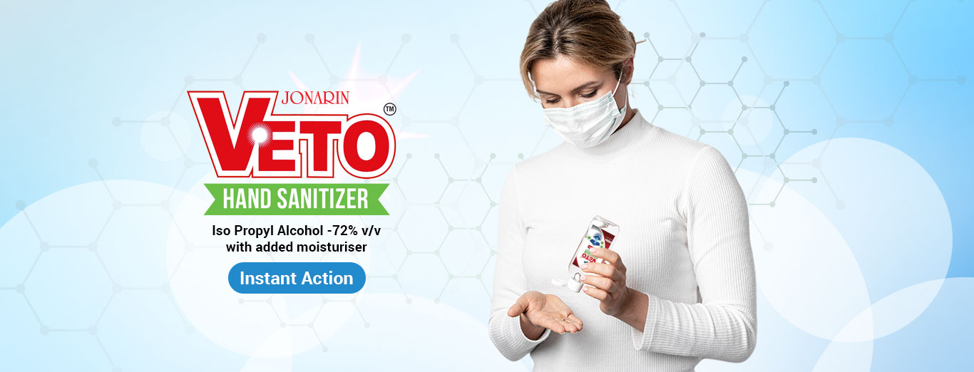 VETO Hand Sanitizer Iso Propyl Alcohol - 72% v/v